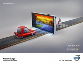 Volvo汽车平面广告