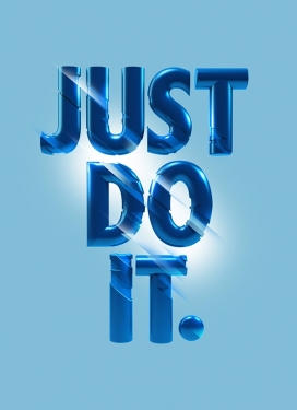 Nike-Spring/Summer-耐克立体字体设计