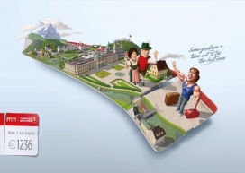 近距离的告别-Turkish Airlines土耳其航空公司平面广告