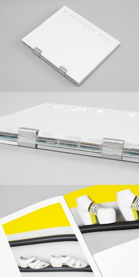 Tóth Annamária激光切割技术装帧的宣传册设计