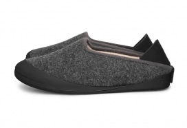3D打印的舒适美观的Mahabis现代拖鞋-斯堪的纳维亚融合极简主义风格-采用100％羔羊毛制作，鞋跟采用氯丁橡胶，可折叠。