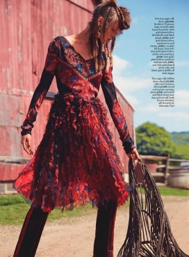 约瑟芬・罗德曼斯-Marie Claire英国2015年9月-一个高级嬉皮的“旅行者故事”