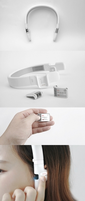 Emotion-可穿戴式设计的概念“情感”耳机