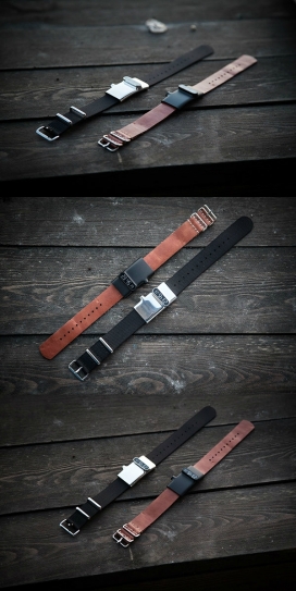 Bend Watch-便携智能手表设备设计-如果屏幕未被激活，手表有一个按钮，按一下可以激活屏幕，可以显示日期，而不是时间