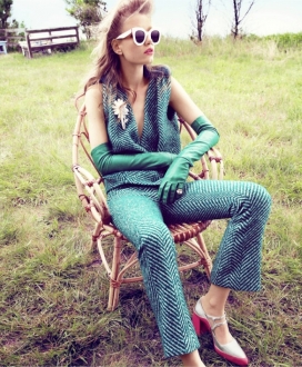 色彩丰富的五月猎-芭莎美国2015年10月-