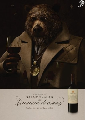 MEAT LOAF葡萄酒平面广告