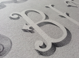 BLANC-手刻字插画设计