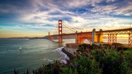 高清晰金门大桥壁纸