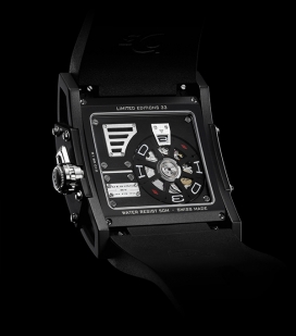 HD3 THREE MINDS-限量版腕表设计-20颗红宝石组成