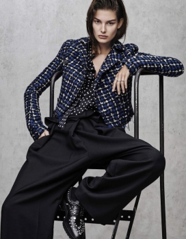 “新态度”-前卫但高档的女装秀-The Edit杂志封面人像