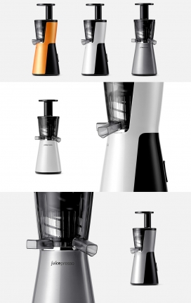 JUICEPRESSO X-低速榨汁机设计-最大特点是其挤压水果和蔬菜慢慢做出丰富的果汁能力。没有白色泡沫，这样天然营养成份和口味都会被保留，这样的果汁中含有丰富的维生素，矿物质，酶和纤维。