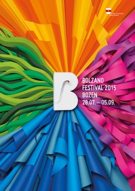 艺术指导和平面设计Bolzano Festival Bozen博尔扎诺节品牌设计