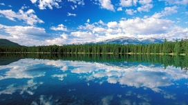 贾斯珀国家公园伊迪丝湖