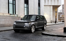 高清晰路虎（Landrover）揽胜越野车电脑桌面壁纸下载