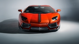 高清晰橙色埃文塔多LP-700经典壁纸下载