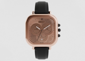 西班牙Jaime Hayón设计师作品-限量版计时码表，拥有一个圆角长方形的不锈钢外壳，值得珍藏