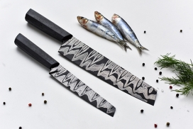 大马士革刀手柄