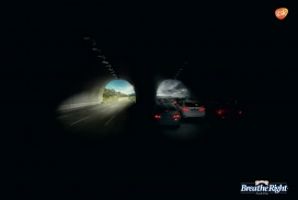 Breath Right平面广告设计