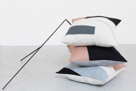 米兰设计工作室TESTO推出的抽象艺术胶囊枕头系列-模糊艺术与设计之间的界限