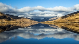 高清晰完美湖景倒影壁纸
