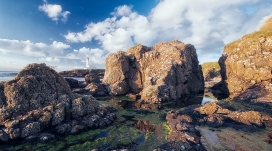 高清晰岩石坦伯利灯塔壁纸