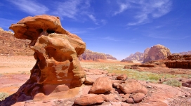 高清晰戈壁岩石壁纸