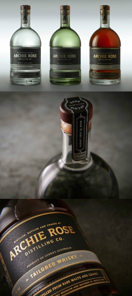 阿尔奇玫瑰蒸馏伏特加和威士忌杜松子酒-全力以赴的绿色光，让人产生了惊人的挫败感