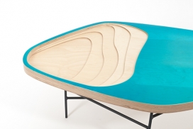 Table basse Fidji 322-海滩型桌子