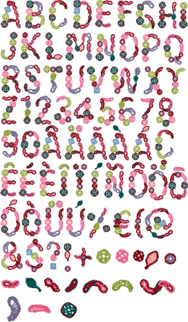 Handmade Fonts-非传统的字体集合设计