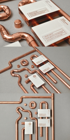 MOTIV-建筑工作室品牌设计-漂亮的铜管组合