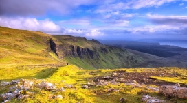 高清晰金色岛屿壁纸