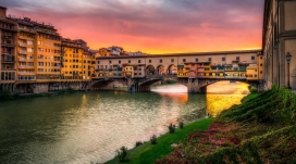 意大利佛罗伦萨维奇欧大桥