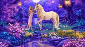 公主与“白马王子”的童话故事