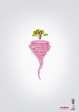 极限磨削力-Khaitan榨汁搅拌机平面广告