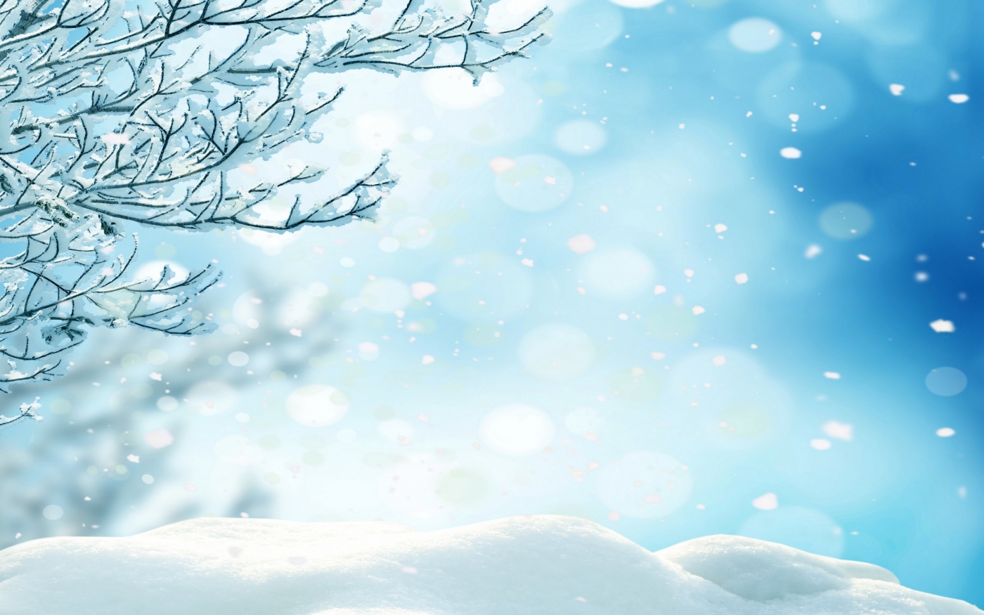 高清晰唯美冬季雪景自然景色壁纸下载 手机移动版