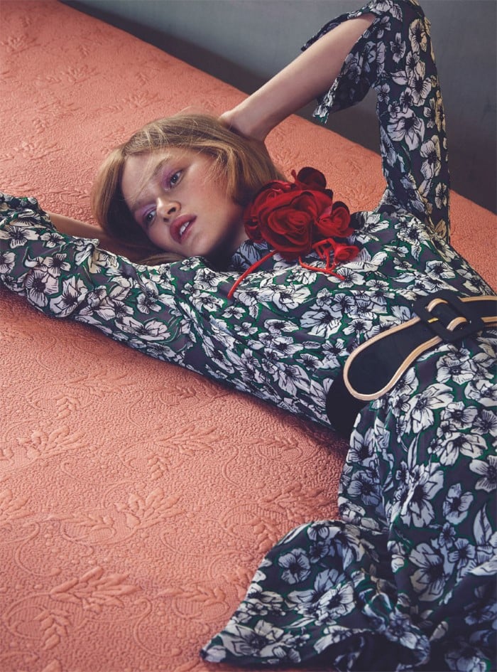 爱丽丝摩-Marie Claire澳大利亚2015年二月-复古梦幻的图像---酷图编号6