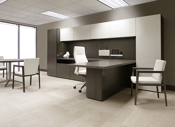 Gunlocke . Lily-皮垫木质扶手椅设计---酷图编号1155611