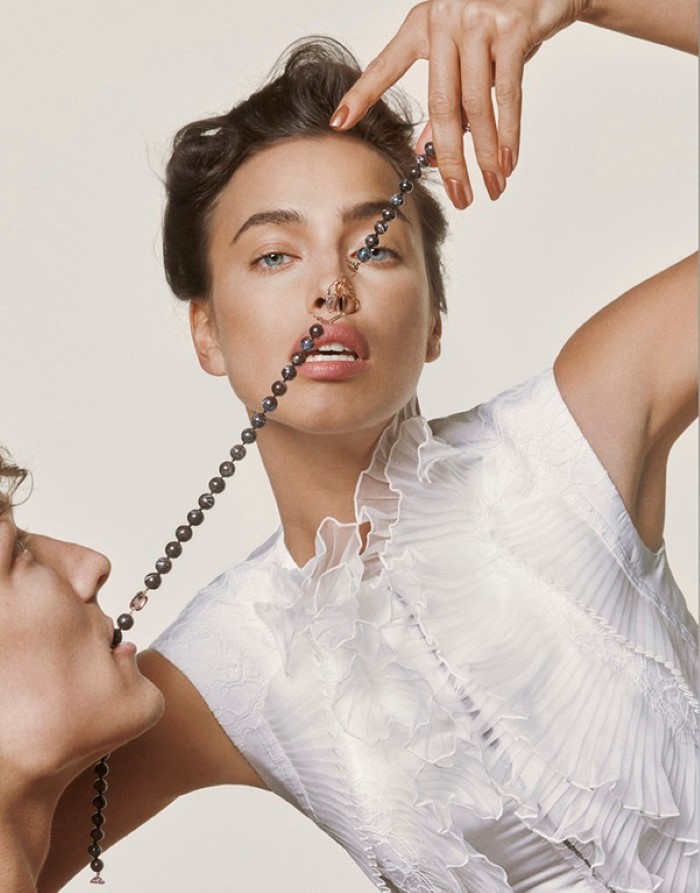 伊莉娜・沙伊克-Interview杂志-美诱的现代风格---酷图编号9