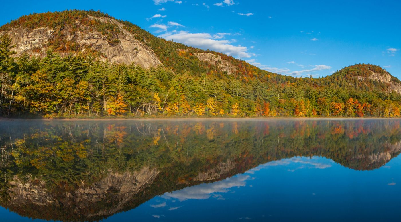 新罕布什尔倒影湖图片