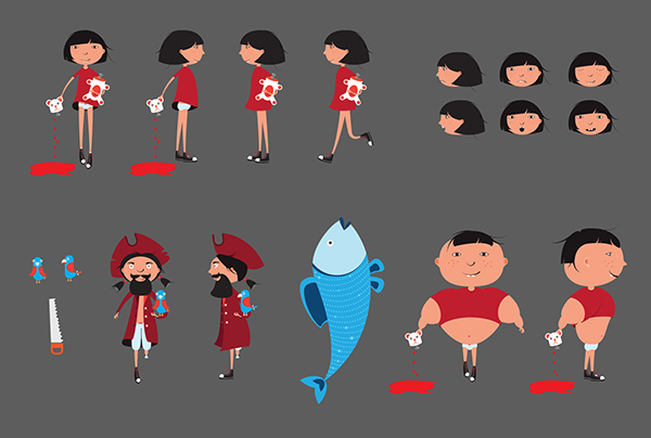 神奇的世界-Casting冒险游戏卡通女孩插画---酷图编号13