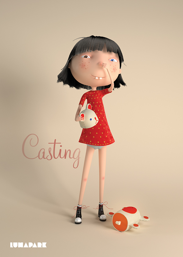 神奇的世界-Casting冒险游戏卡通女孩插画---酷图编号7