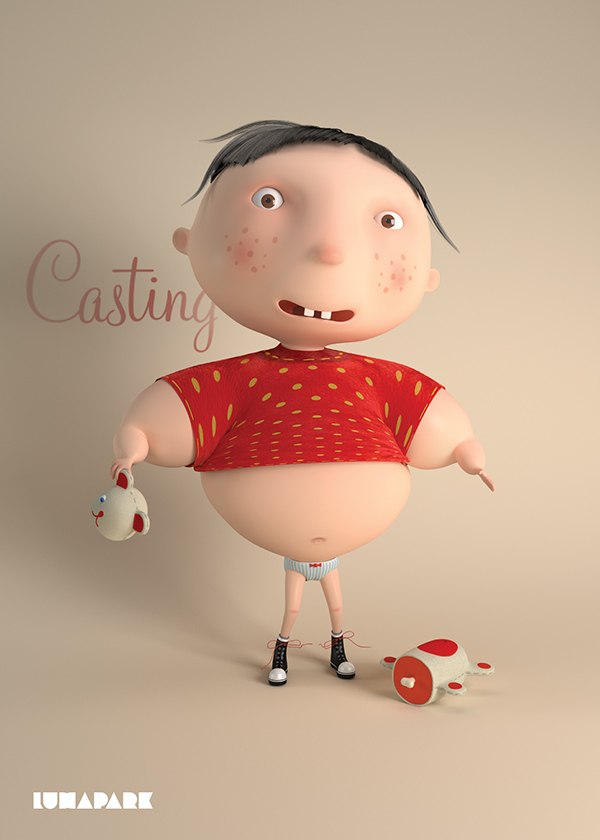 神奇的世界-Casting冒险游戏卡通女孩插画---酷图编号4