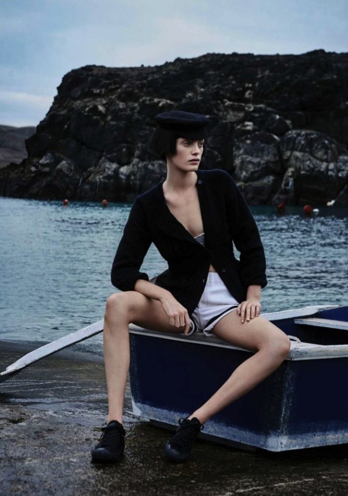 “新海洋”-艾丽德国2016年5月-黑白斑马条纹时装秀---酷图编号9