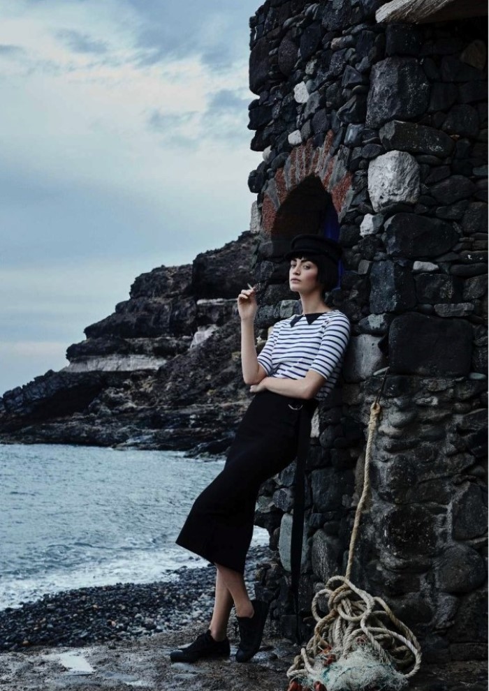 “新海洋”-艾丽德国2016年5月-黑白斑马条纹时装秀---酷图编号3