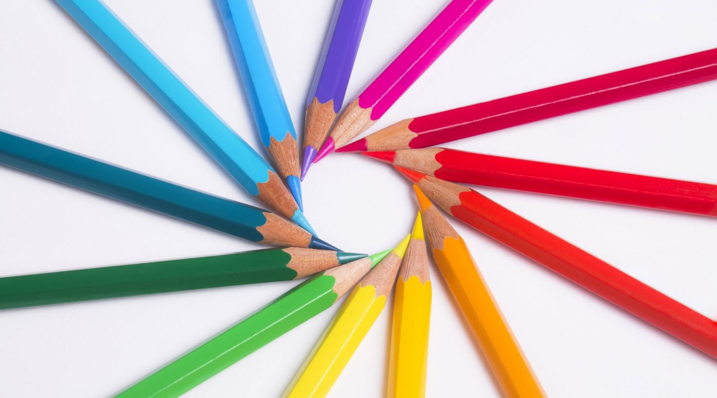 五彩铅笔壁纸图片