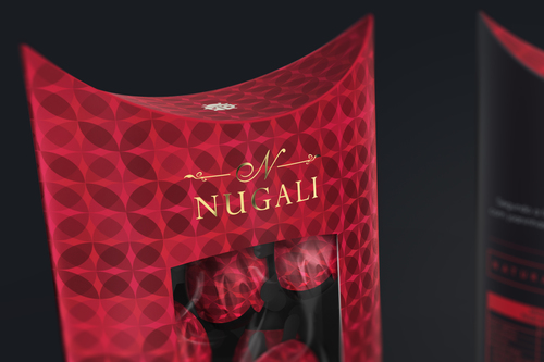 清漆烫金优雅精致的Glückskäfer Nugali巧克力---酷图编号1