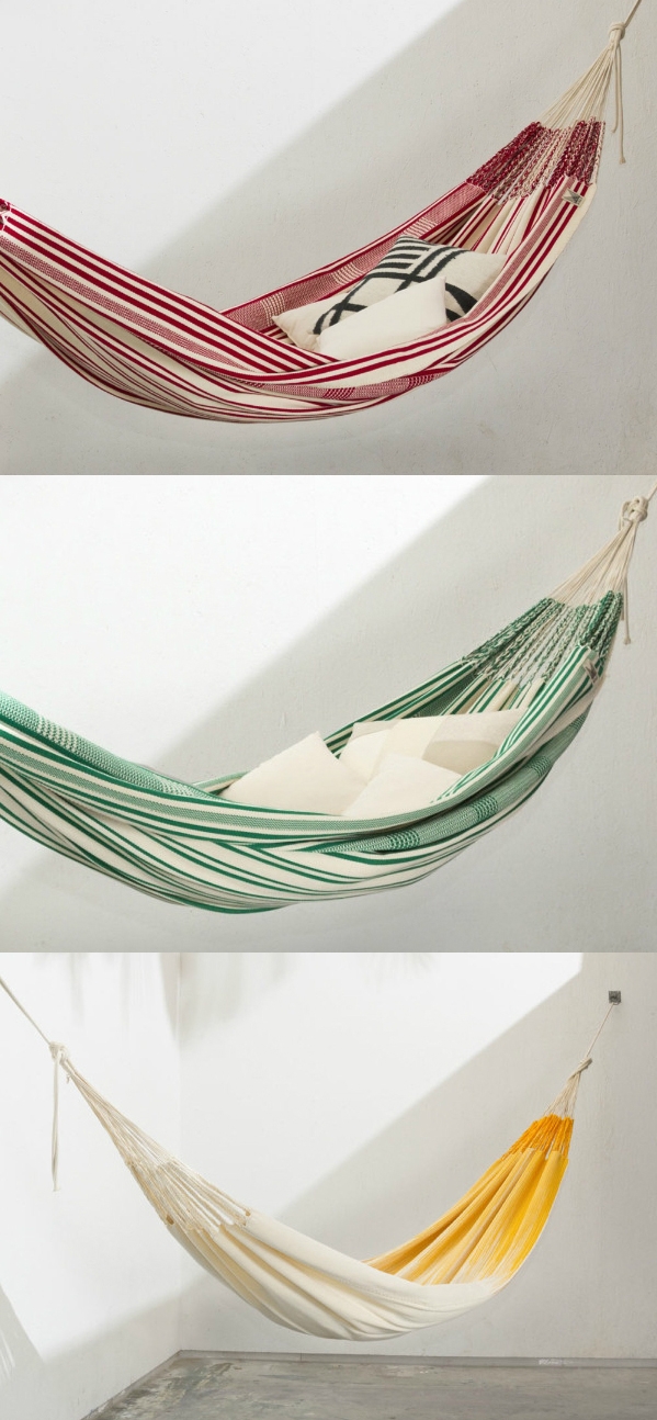手工编织吊床-完美的午睡