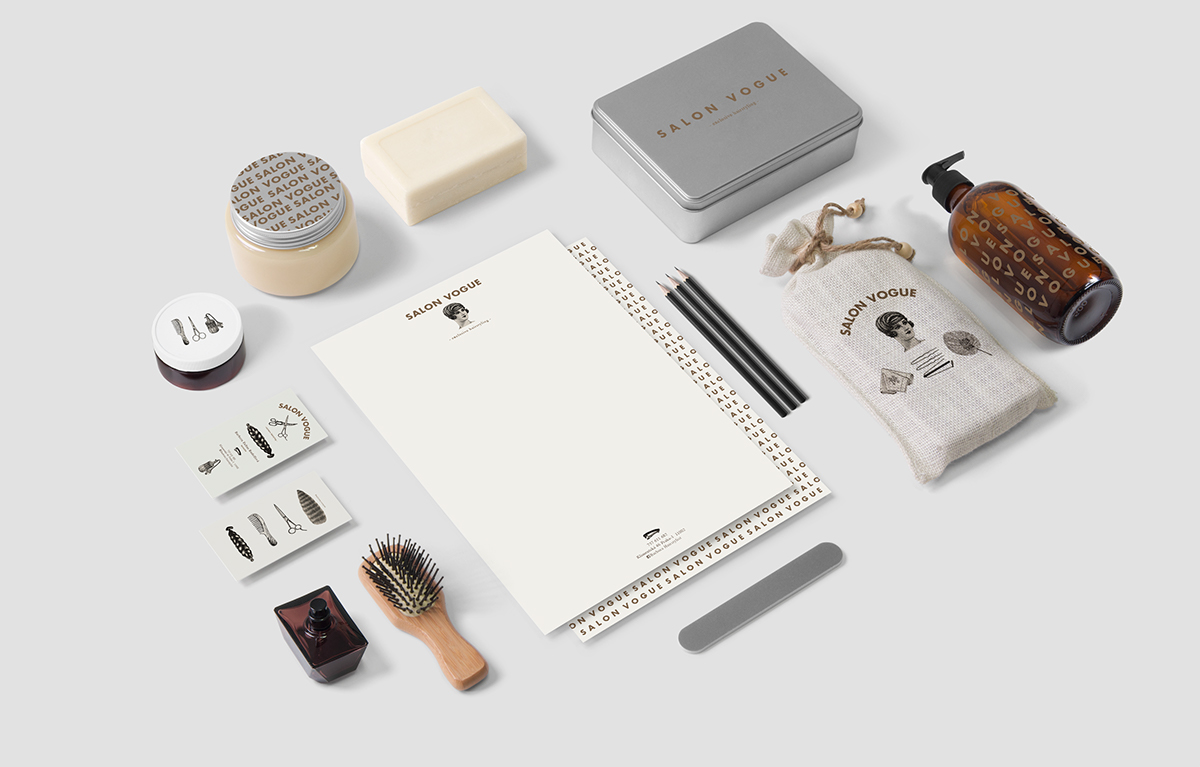 SALON VOGUE品牌设计---酷图编号6