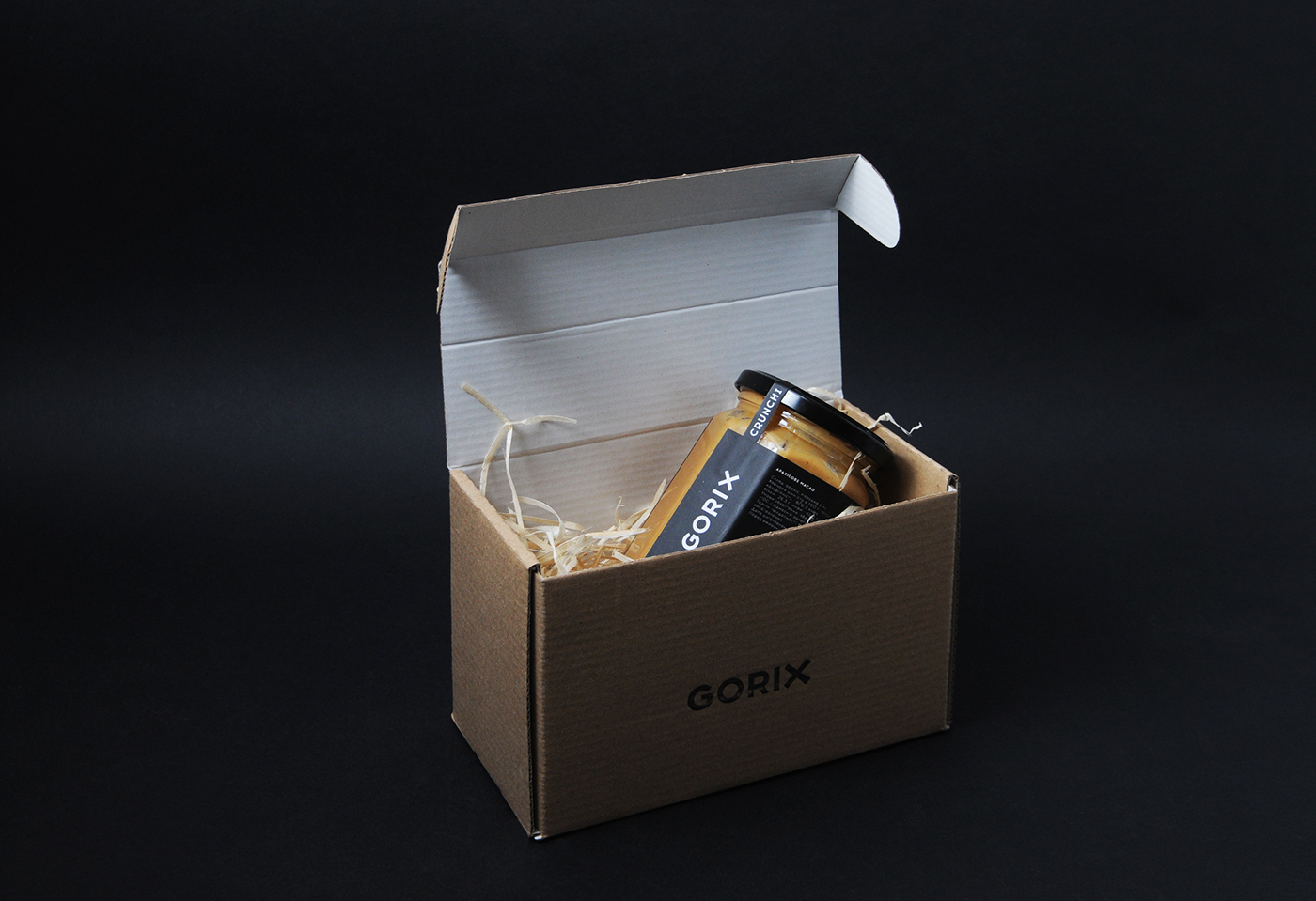 乌克兰GORIX-坚果类花生酱包装设计欣赏-不含添加剂,防腐剂或巴氏杀菌---酷图编号4