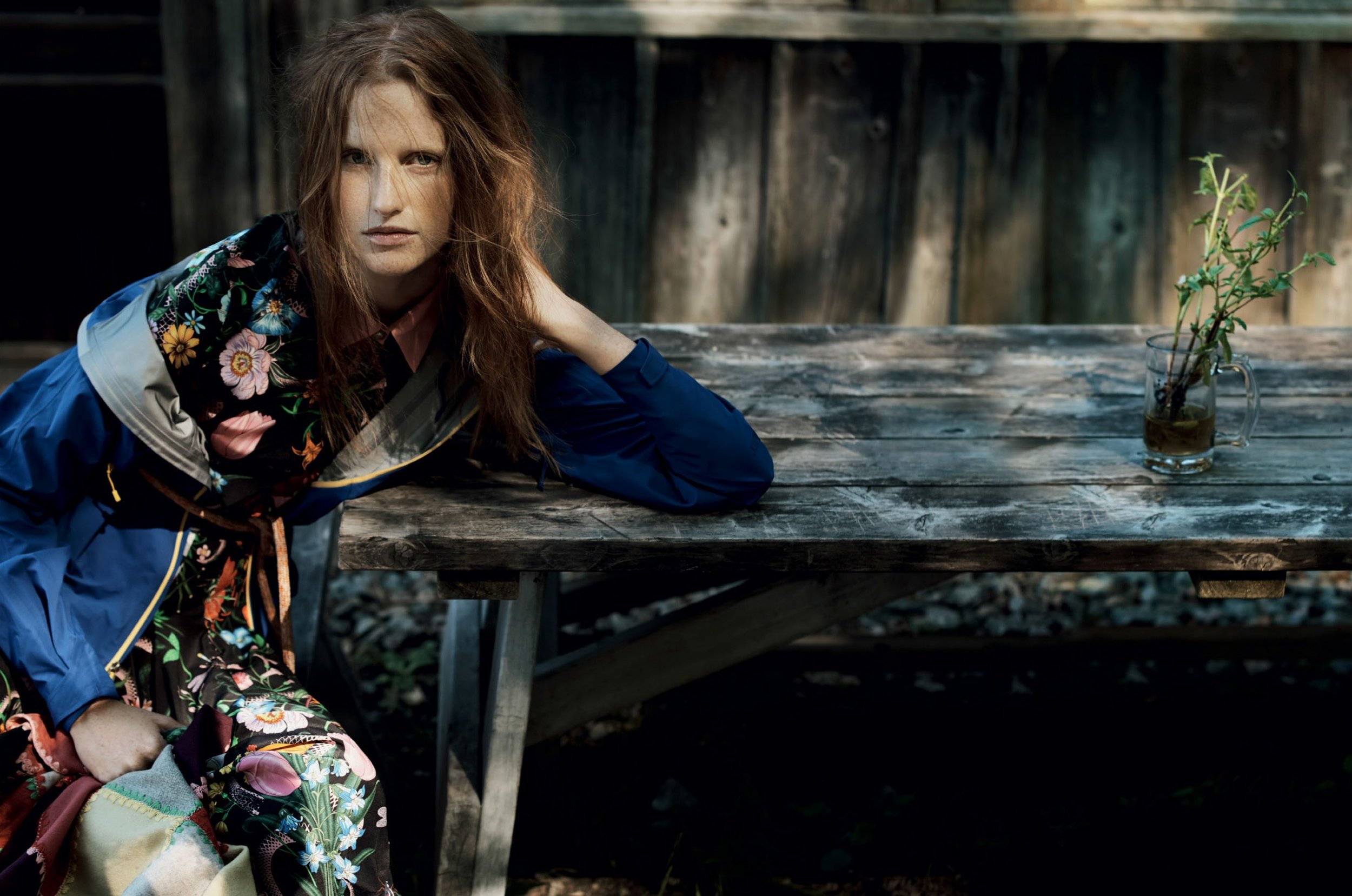 马格达莱纳的-“自由漫游”-Elle英国2017年1月---酷图编号6